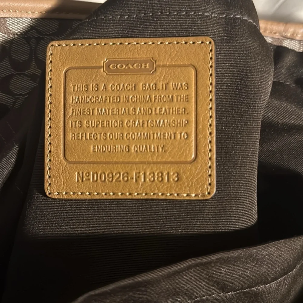Coach Voyager Canvas Tote
